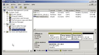 Disk Management Part 3  Spanned Striped and Mirrored and RAID5 Volumes [upl. by Ergener]