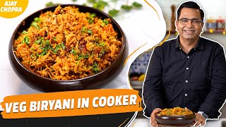 How To Cook Vegetable Biryani In Cooker  Cooking Videos  Chef Ajay Chopra [upl. by Noraha345]