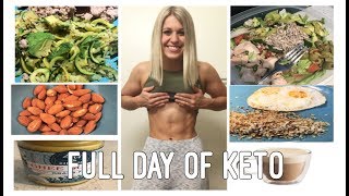 FULL DAY OF EATING  KETO DIET [upl. by Bernadina]