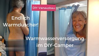 WARMWASSERVersorgung Elgena Boiler anschließen im Van  Dusche Teil 2 [upl. by Draned]