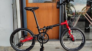 CROSSMAC ENIGMA 20quot Folding Bikevalue buy chromoly bike [upl. by Sinylg716]