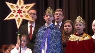 quotNun sehet den Stern den wir bringenquot Sternsinger beim Neujahrsempfang 2016 [upl. by Orpheus]