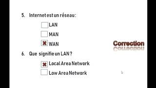 la typologie des réseaux exercices avec réponses [upl. by Aicad]