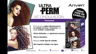 KIT ULTRA PERM ANVEN  ONDULACIÓN PERMANENTE PARA TODO TIPO DE CABELLO [upl. by Haroun452]