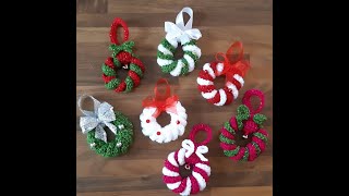 Mini ghirlande alluncinetto🎄🧶  Tutorial completo [upl. by Eeryn]