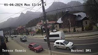 Camere Live  Busteni DN1  Centru  AlpinExpertro Live Stream [upl. by Ahsanat963]