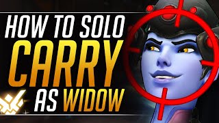 The Complete Guide to SOLO CARRY on Widowmaker How to Aim and HEADSHOT  Overwatch Tips Guide [upl. by Acinor]