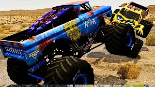 Top 10 Extreme Monster Truck Crashes NailBiting Race Moments [upl. by Gore]