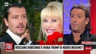 Rossano Rubicondi quotAmo ancora Ivana Trump e voglio un figlioquot  Storie italiane 23122017 [upl. by Nnylrebma433]