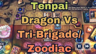 Tenpai Dragon Vs TriBrigadeZoodiac  YuGiOh Master Duel [upl. by Anikes]