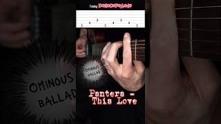 Play it right Pantera  This Love Intro Tabs panteratabs thislove easyguitar [upl. by Akcimahs]