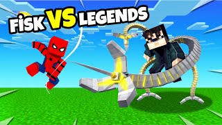 Minecraft Fisks Super Heroes LEGENDS EN İYİ SPİDERMAN HANGİSİ [upl. by Lexy]