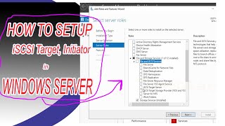 How to setup iSCSI Target and initiator in Windows Server  iSCSI STORAGE [upl. by Rhodia]