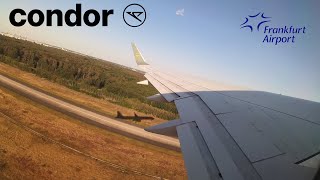 Boeing 757300  Condor  Takingoff from Frankfurt Airport 4K [upl. by Houser]