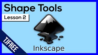 Inkscape Lesson 2  Shape Tools and Options [upl. by Thomey]