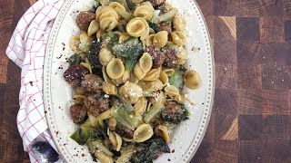 Pasta with Meatballs and Escarole [upl. by Neras48]