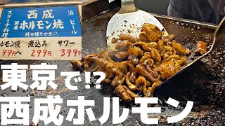 【新橋】東京で西成ホルモンを食べられる居酒屋、安くて美味くて酒飲み大歓喜【外呑処へそ新橋0号店】 [upl. by Edwina818]