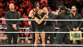 The authority Kane Rollins and Orton kick off the show and confront Reigns RAW Aug 04 2014 [upl. by Livingstone]