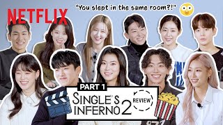 Part 12 Cast of Single’s Inferno 2 reunite to watch their show and talk about what happened ENG [upl. by Alegnat]