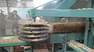 Amazing Fastest Wood Sawmill Machines Working  Wood Cutting Machine Modern Technology [upl. by Masson493]