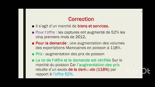 le marché 2bac Économie SE SGC Exercices n 03 [upl. by Oecam212]