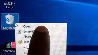 Empty Recycle Bin Windows 10 [upl. by Flin]