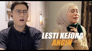 Lesti  Angin  Official Music Video  SINGER REACTION [upl. by Peisch972]