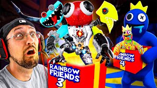 Rainbow Friends Chapter 3 amp 4 comes EARLY Blue Surprises FGTeeV in Roblox [upl. by Talya]