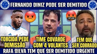 💣🚨 quotTEM QUE DEMITIR HOJEquot FERNANDO DINIZ E RAFA SILVA TEM QUE SER DEMITIDOS URGENTEMENTE [upl. by Rimas]