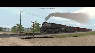 Pennsylvania 4464 Q2 Class Steam Freight Runby [upl. by Akemahc]