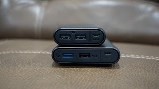 Anker PowerCore Speed 20000 amp PowerCore 20100 Comparison  Qualcomm Quick Charge USB Charger [upl. by Ihdin40]