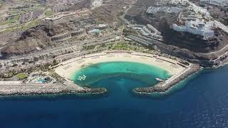 Playa de Amadores  Gran Canaria Drone Video  Breathtaking Aerial Views [upl. by Scotney899]