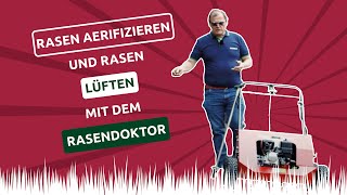 🌱 Rasen aerifizieren amp Rasen lüften mit dem Rasendoktor [upl. by Johnsten431]