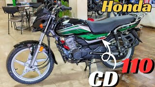 Honda CD 110 dream deluxe 2024 New update OBD2 E20 bs7 price average full review cd110 hondabike [upl. by Aitat]