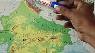 Indias physical features Indo gangetic plains important for DSC [upl. by Dlnaod]