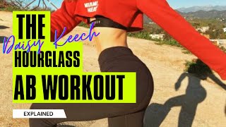 Daisy Keech Hourglass Abs Workout  Personal Trainers Thoughts [upl. by Giefer]