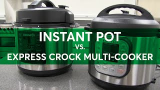 FaceOff Instant Pot vs Crock Pot MultiCooker  Consumer Reports [upl. by Ursola629]