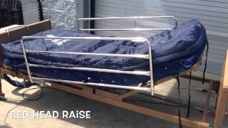 Invacare 5310IVC Semi Electric Bed With Microair MA55 Mattress [upl. by Eniale505]