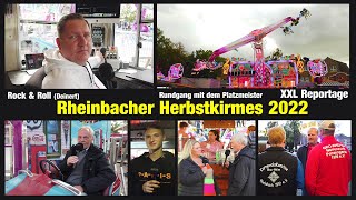 XXL Reportage  Rheinbacher Herbstkirmes 2022  Rundgang mit dem Platzmeister Interviews und mehr [upl. by Eelyam3]