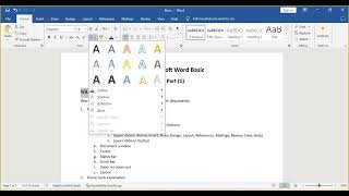 Microsoft Word Basic Part 1 [upl. by Dibbrun]