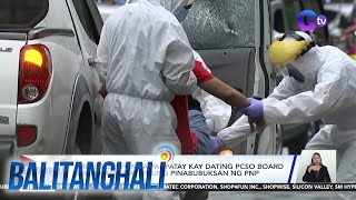 Imbestigasyon sa pagpatay kay dating PCSO Board Sec Barayuga muling pinabubuksan  Balitanghali [upl. by Nedroj]