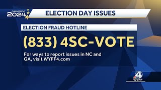 How to report voting issues in South Carolina North Carolina Georgia [upl. by Edgar]