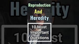 Most Important questions Biology how to do organisms reproduce class 10  heredity class 10 shorts [upl. by Rogozen186]