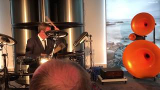 HD Avantgarde Trio XD with Full Basshorn Stack  Live Drummer Demo  Munich 2017 [upl. by Heyer910]