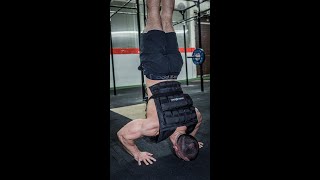 The strongest HANDSTAND Push up in the WORLD 35kg  Dejan Stipke [upl. by Alano]