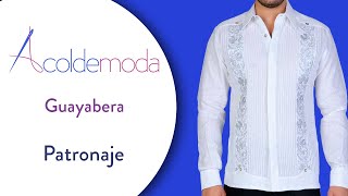 Cómo hacer el patronaje de una CAMISA GUAYABERA O HABANERA para hombre  Paso a Paso  DIY [upl. by Beckie711]