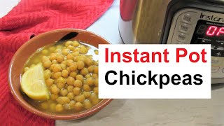 Instant Pot Chickpeas Iraqi Style  Recipe440CFF [upl. by Ahtael]