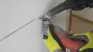 Cutting moldy drywall [upl. by Harrat186]