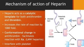 Heparin Anticoagulant mechanism of action and Uses [upl. by Areic67]