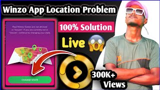 How To Solve Winzo Change State Problem  Winzo App State Banned Problem Kaise Thik Kare 2024 [upl. by Llerehc]